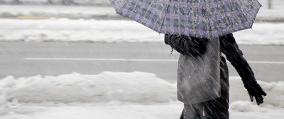 Snježna oluja, ilustracija