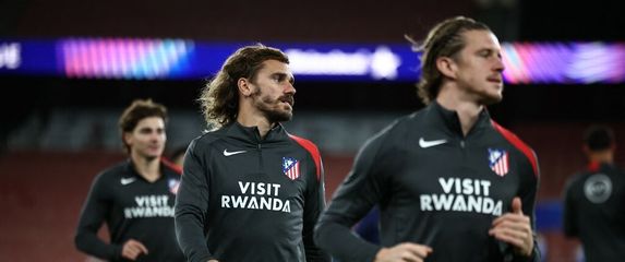 Igrači Atletico Madrida na treningu