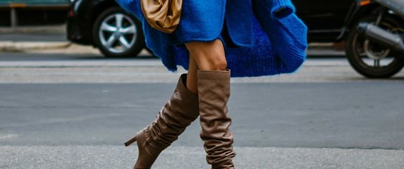 Slouchy tj. naborane čizme popularne su među ženama s jačim listovima