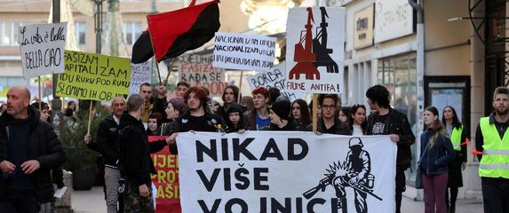 Marš Ujedinjeni protiv fašizma u Rijeci