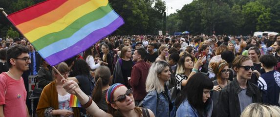 Rumunjska na referendumu o pravima homoseksualaca (Foto: AFP)