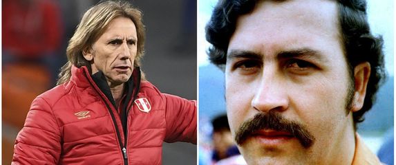 Izbornik Perua Gareca i Pablo Escobar (Foto: AFP)