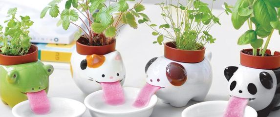 Keramičke životinje pobrinut će se za hidrataciju biljke