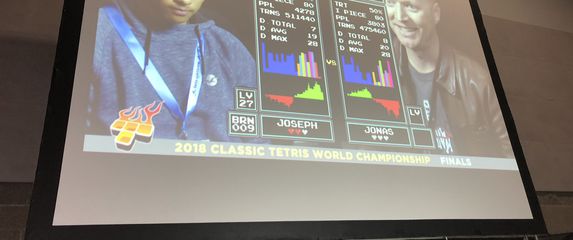 Finale svjetskog prvenstva u Tetrisu (Foto: CTWC/Twitter)