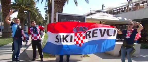 Hrvatski navijači u Splitu