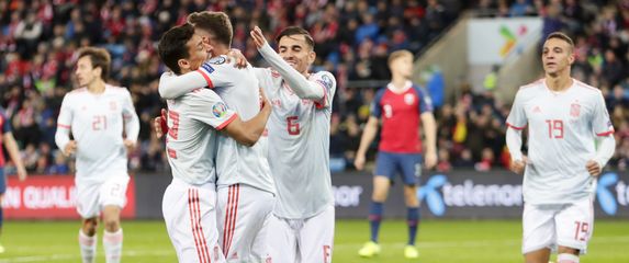 Španjolska slavi pogodak (Foto: AFP)