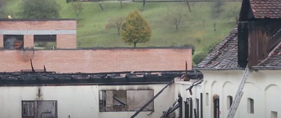 Požar u svetištu Majke božje Bistričke - 1