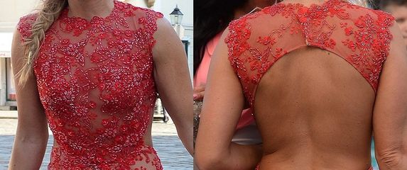 Janica Kostelić privlačila je poglede svojom haljinom na vjenčanju na kojem je bila kuma