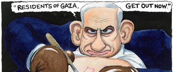 Karikatura izraelskog premijera