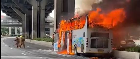 Požar autobusa u Tajlandu