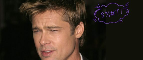 Brad Pitt i grafika psovke