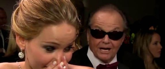 Jennifer Lawrence i Jack Nicholson