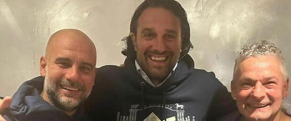 Pep Guardiola, Luca Toni i Roberto Baggio