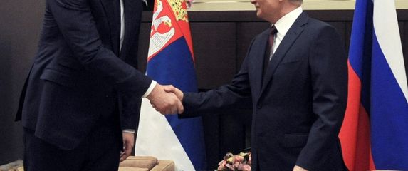 Aleksandar Vučić i Vladimir Putin