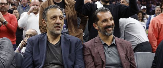 Vlade Divac i Predrag Stojaković