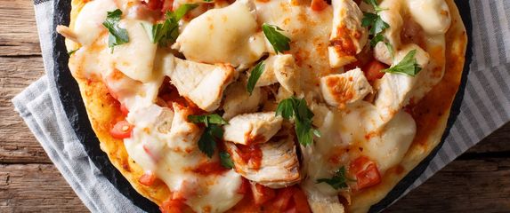 Buffalo chicken pizza