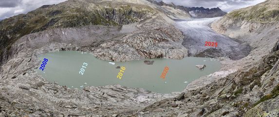 Stadiji povlačenja glečera Rhone