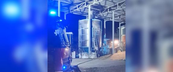 Požar pokretne sušare