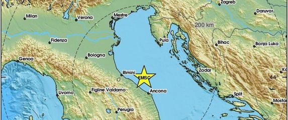 Potres u Jadranskom moru