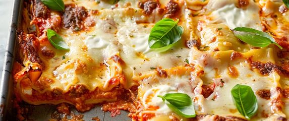 Lazanje s mesom iz plitkog lima za pečenje