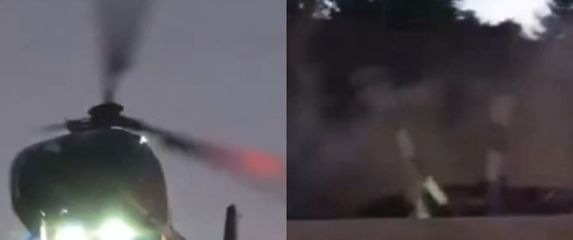 Helikoper se srušio na autocestu