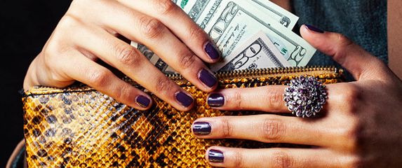 Torbica s novcem, ilustracija