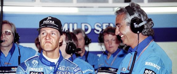 Michael Schumacher i Flavio Briatore
