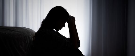 Žena u depresiji, ilustracija