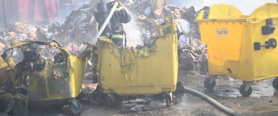 Požar u podružnici Čistoće