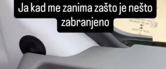 Znak zabrane ostavljanja mobitela u automobilu