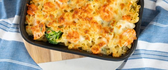 Zapečena tjestenina s povrćem i sirom