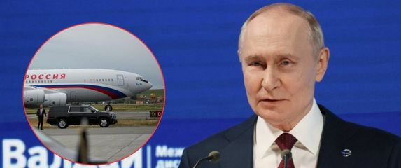 Vladimir Putin i ruski predsjednički avion