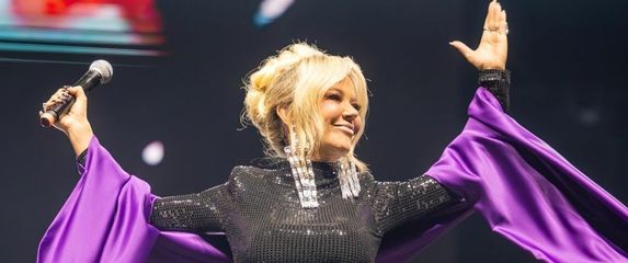 Maja Šuput na koncertu Miroslava Ilića