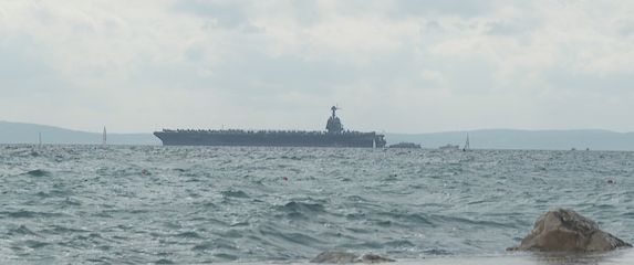 Gerald R. Ford uplovio u Split