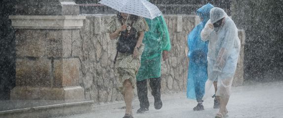 Kišno vrijeme, ilustracija