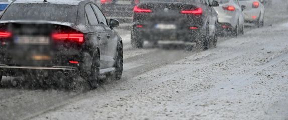 Vožnja po snijegu, ilustracija