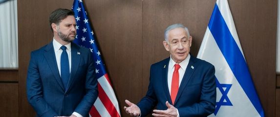 J. D. Vance i Benjamin Netanyahu