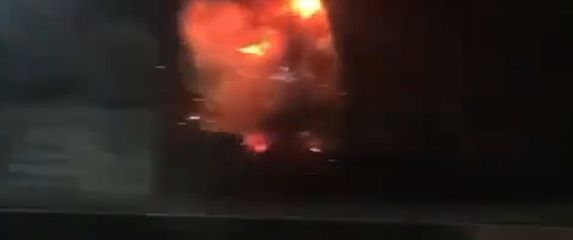Eksplozija u ruskoj tvornici, screenshot