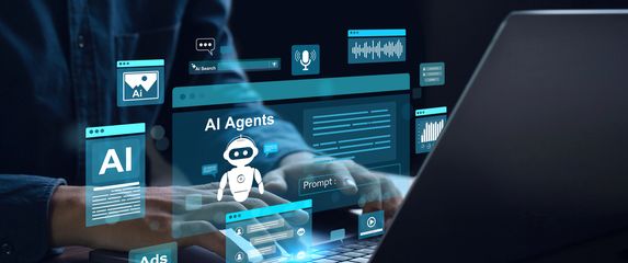 AI agenti, ilustracija