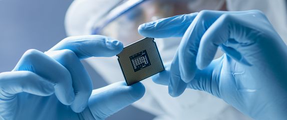 Računalni čip, ilustracija