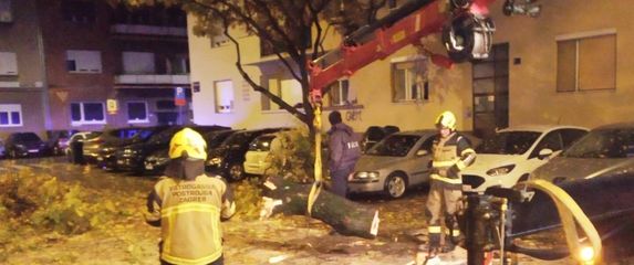 Vatrogasci na intervenciji u Zagrebu