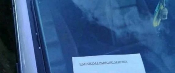 Bizarno upozorenje radnicima parkinga u Srbiji