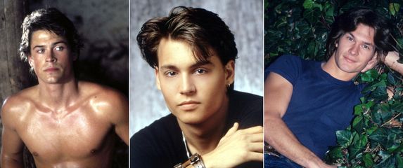 Rob Lowe, Johnny Depp i Patrick Swayze