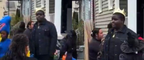 Tinejdžer u kostimu The Notorious B.I.G.-a