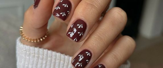 Jesenska manikura za kratke nokte