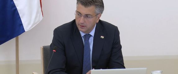 Premijer Andrej Plenković na sjednici Vlade (Foto: Dnevnik.hr)