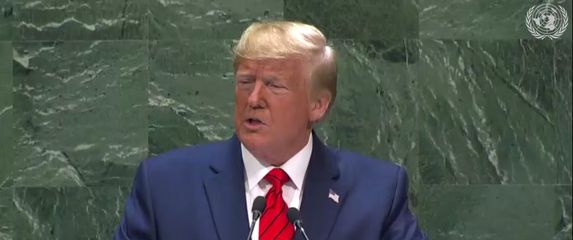 Donald Trump (Screenshot UNTV)