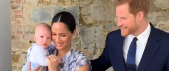 Meghan Markle, princ Harry i Archie (Foto: Instagram)
