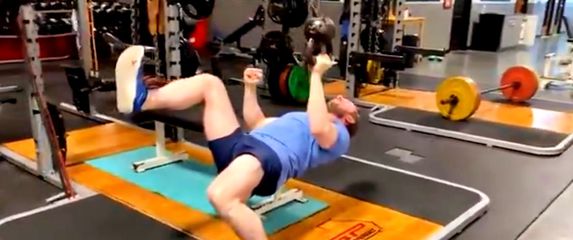 Impossible chest press