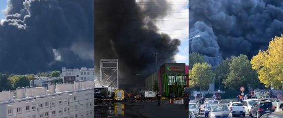 Požar na pariškoj tržnici